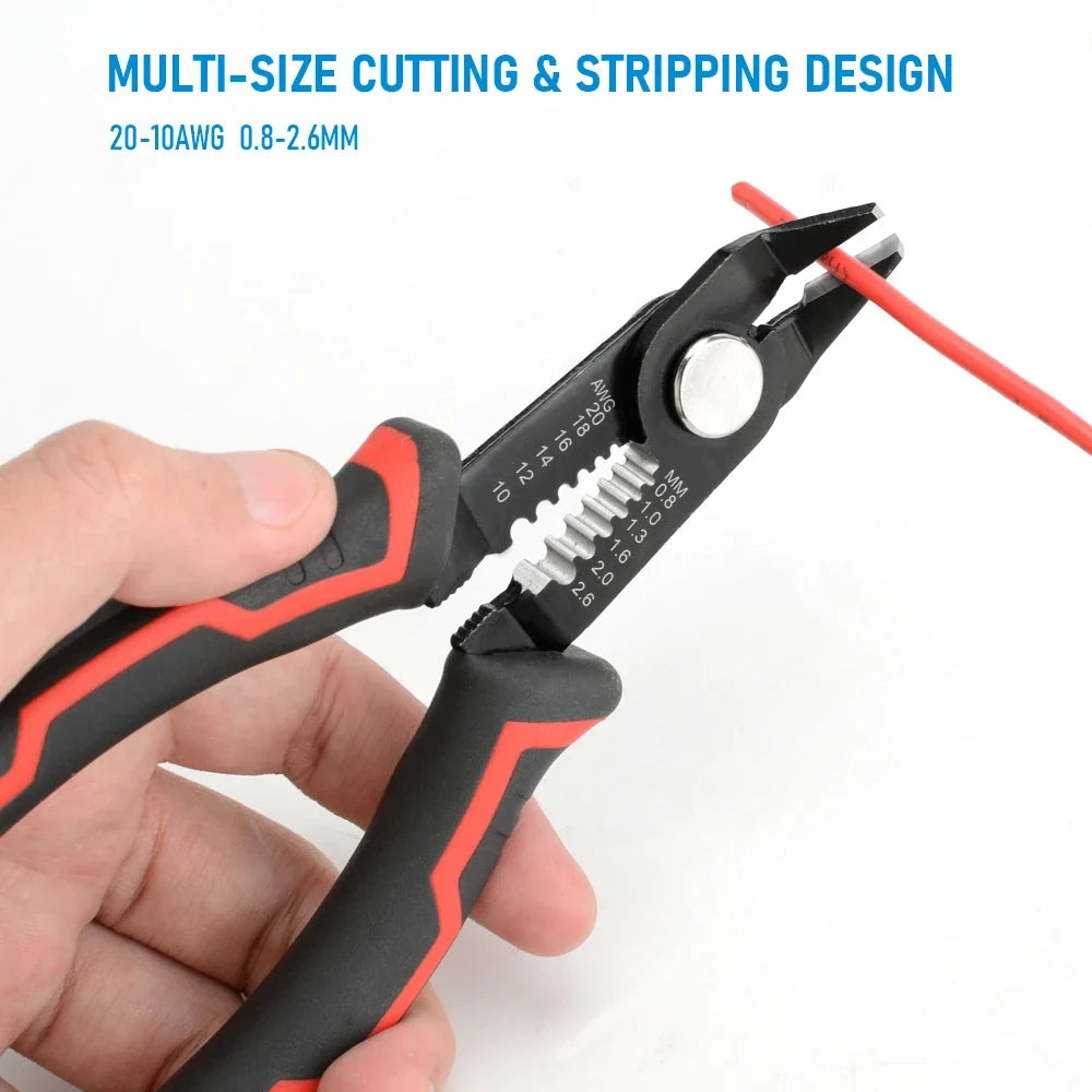 Wire Stripper Pliers Network Stripping Cutter Cable Wire Crimping Electrician Repair Tools Wire Stripper Tool hand tools