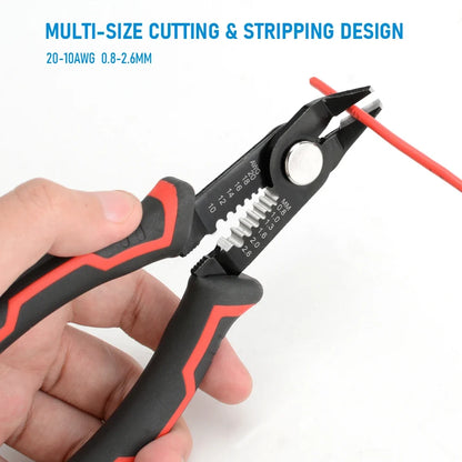Wire Stripper Pliers Network Stripping Cutter Cable Wire Crimping Electrician Repair Tools Wire Stripper Tool hand tools