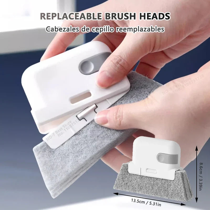 Window Cleaning Brush Windowsill Groove Deadend Cabinet Crevice Brush Removable Household Multifunctional Cleaning Tools