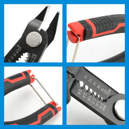 Wire Stripper Pliers Network Stripping Cutter Cable Wire Crimping Electrician Repair Tools Wire Stripper Tool hand tools